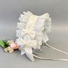 Sweet Bow Lace Bow Hairband Lace Bow Lolita Hair Accessories Anime Cosplay Headdress  Cosplay Party