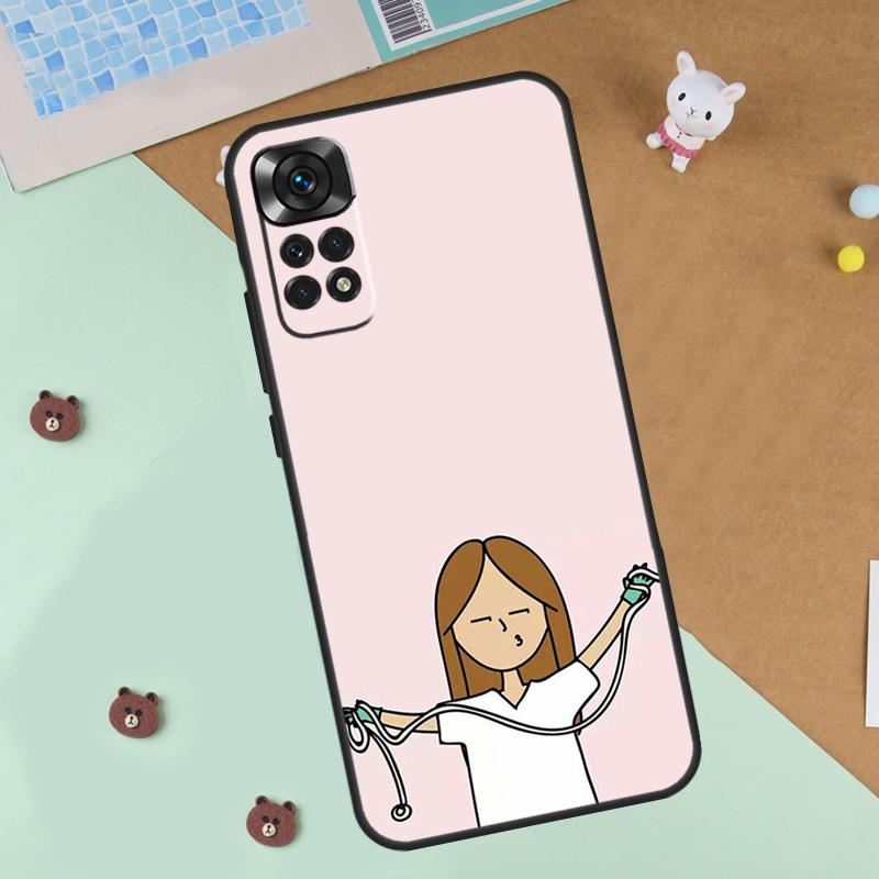 Krankenschwester Arzt Zahnarzt Hülle Für Xiaomi Redmi Note 14 13 12 9 10 11 Pro 10S 11S 12S Hülle Für Redmi 13C 10C 12C 14C