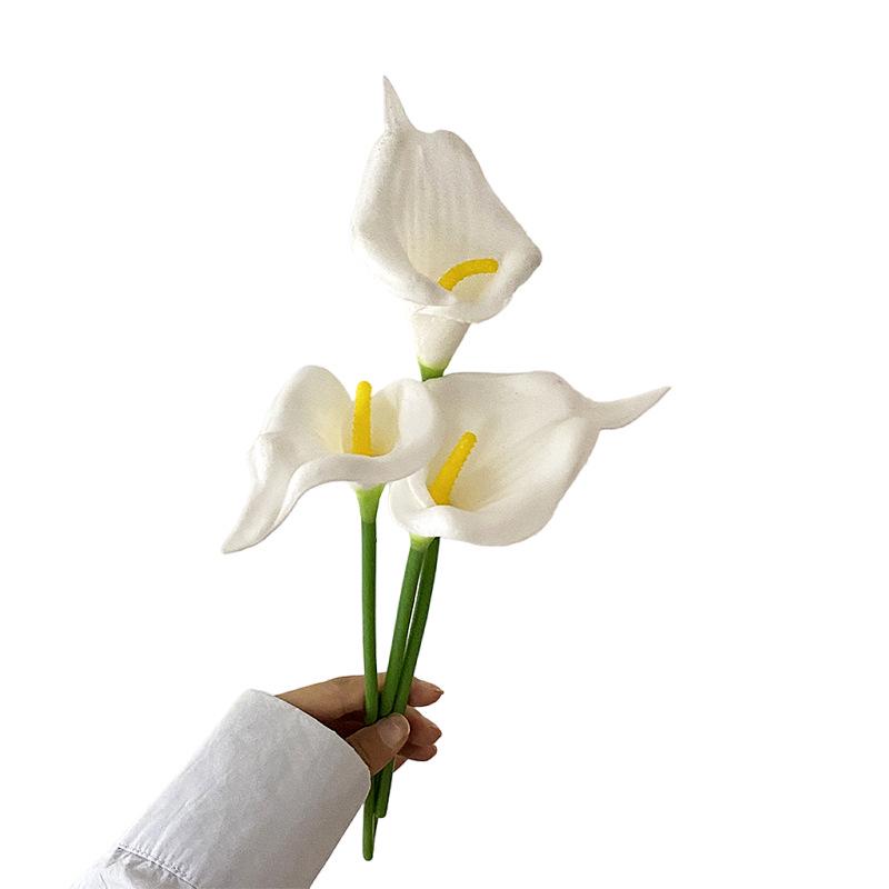 Mini Calla Lily Artificial Bouquet - Fake Flowers for Wedding & Home Decoration
