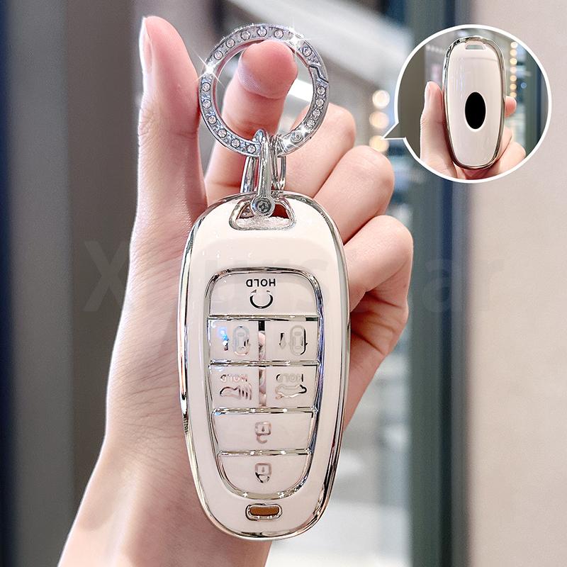 7 Buttons For Hyundai Nexo Tucson Sonata  Grandeur  Sonata Limited Sonata Sel Ev 6 Ev 8 Ioniq 5 Tpu Car Key Case Cover