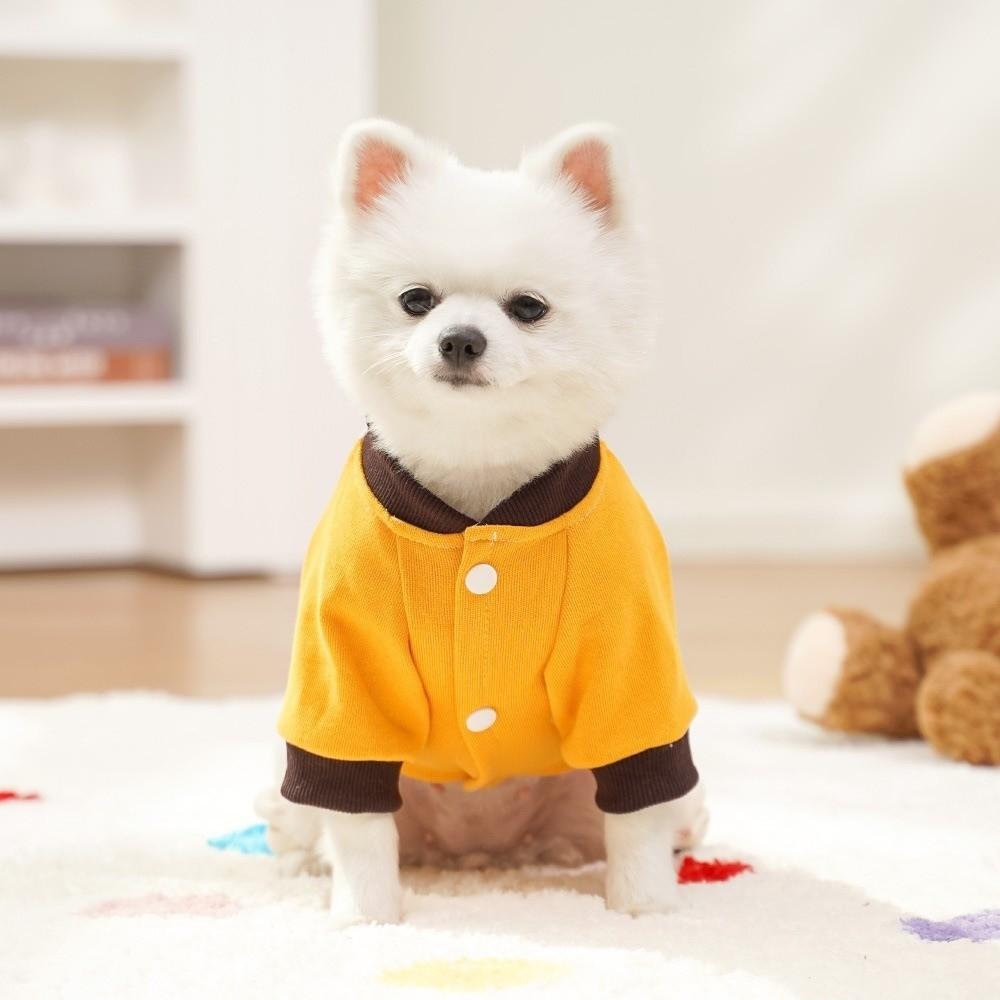 Thickened Dog Jumpsuit Color Block Four Legged Clothes Dog Warm Pajamas  Autumn Winter