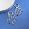 Silver Color Heart Earrings Charm Women Trendy Jewelry Simple Retro Party Accessories Gift For Girlfriend Valentine's Day