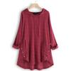 Trendy Women Asymmetrical Hem Hooded Shirt Tops With Comfortable Cotton Blend Fabric