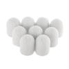 Pedicure Caps 7 Mm Grit 150 10 Pcs Fabric Podo Allemed White White