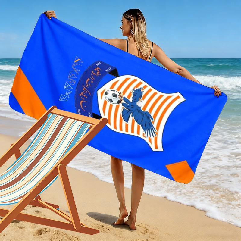 Alkarama SC Print Beach Towel, Large Soft Quick Dry Towel for Beach Camping Swimming