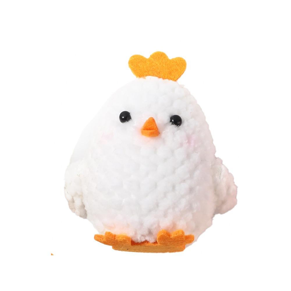 Party Dekorace Roztomilý Háčkovaný Kuřátko Přívěsek Ručně Vyráběný Barevný Kuřátko Vtipné Zvířecí Přívěsek Kancelářská Dekorace