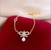 Electroplated Zircon Sun Love Bracelet Niche Sweet Versatile Bracelet Temperament Light Luxury High-end Jewelry Women