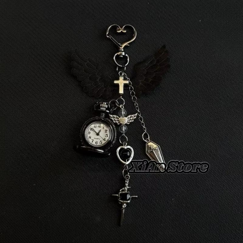 Chaîne de Montre à Gousset Creuse Design Steampunk Horloge Pendentif Collier Vintage Bijoux Montre Hommes Femmes Sac Cadeau Breloque