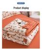 Cool Cotton Summer Quilt: Machine-Washable, Lightweight, Breathable Blanket for Single or Double Beds