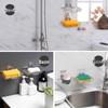 Stainless Steel Punch-Free Wall-Mounted Soap Dish with Suction Cup for Bathroom.