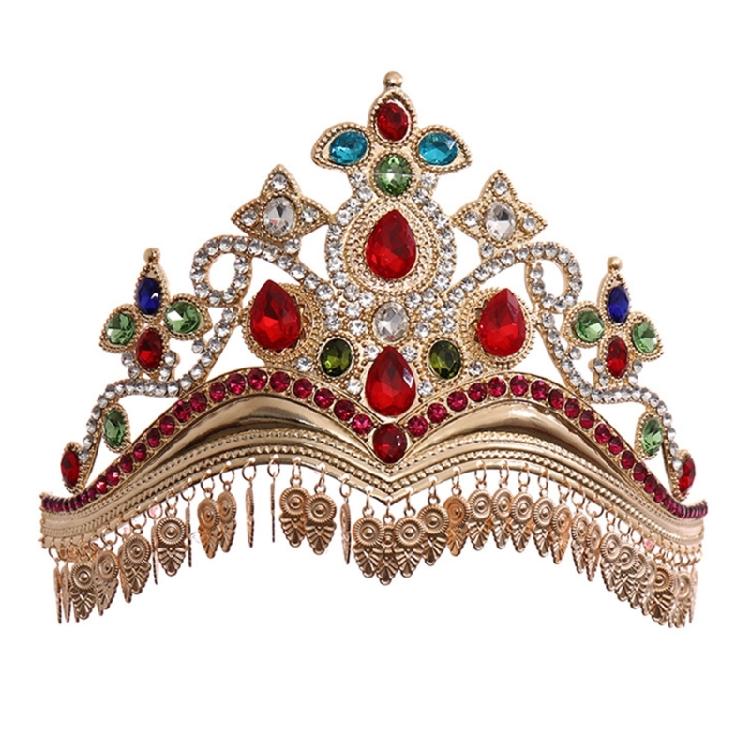 Ethic Headdress for Women Girls Bridal Folk Hair Jewelry Vintage Hair Ornament