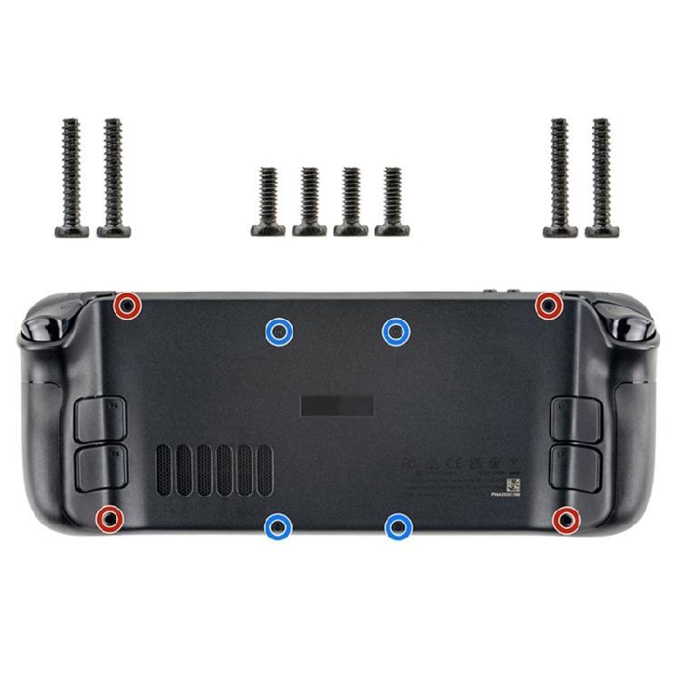 Metal Screws Kit for Steam-Deck Gamepad Rear Case Screws Set with Screwdriver