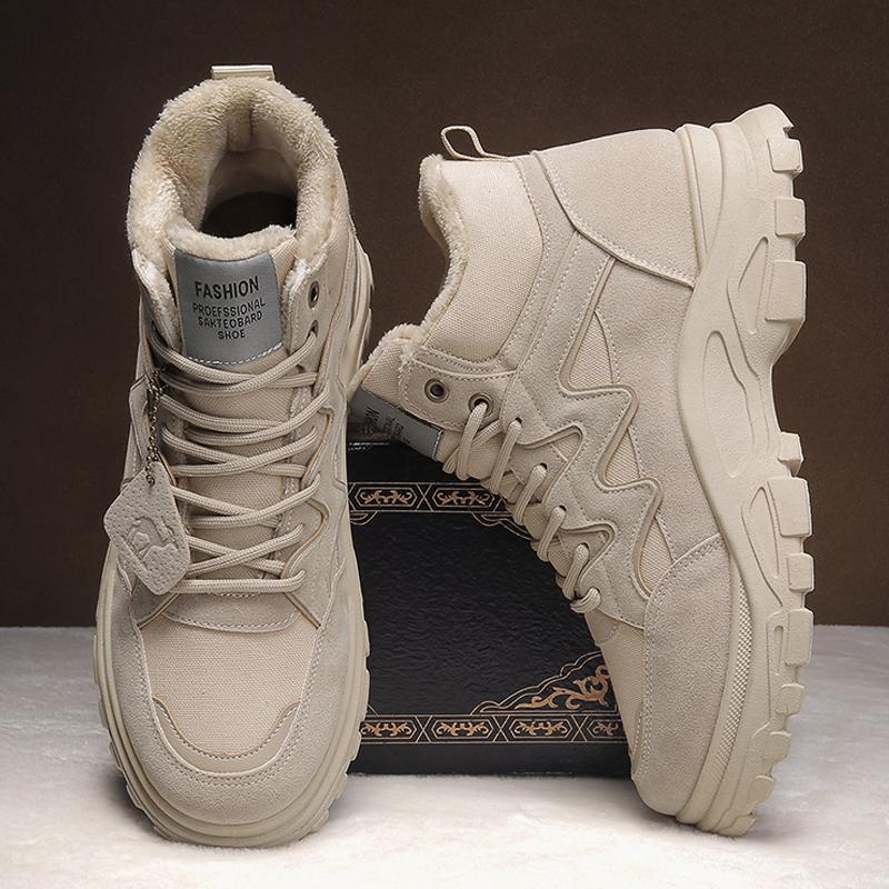 Zimní pánské boty Martin Pánské plyšové teplé boty z bavlny do sněhu