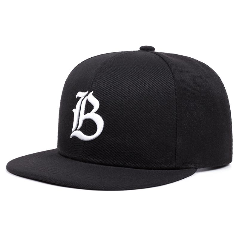 New IB Letter Embroidery Snapback Cap Unisex Fashion Baseball Cap Man Hot Sale HiP Hop Baseball Cap Women Outdoor Sport Hat