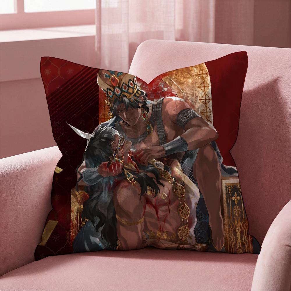Sultan's Game Cushion Cover Multi-Scene Pillow Cover for Home & Car - Reversible, Soft & Durable for Daily Use