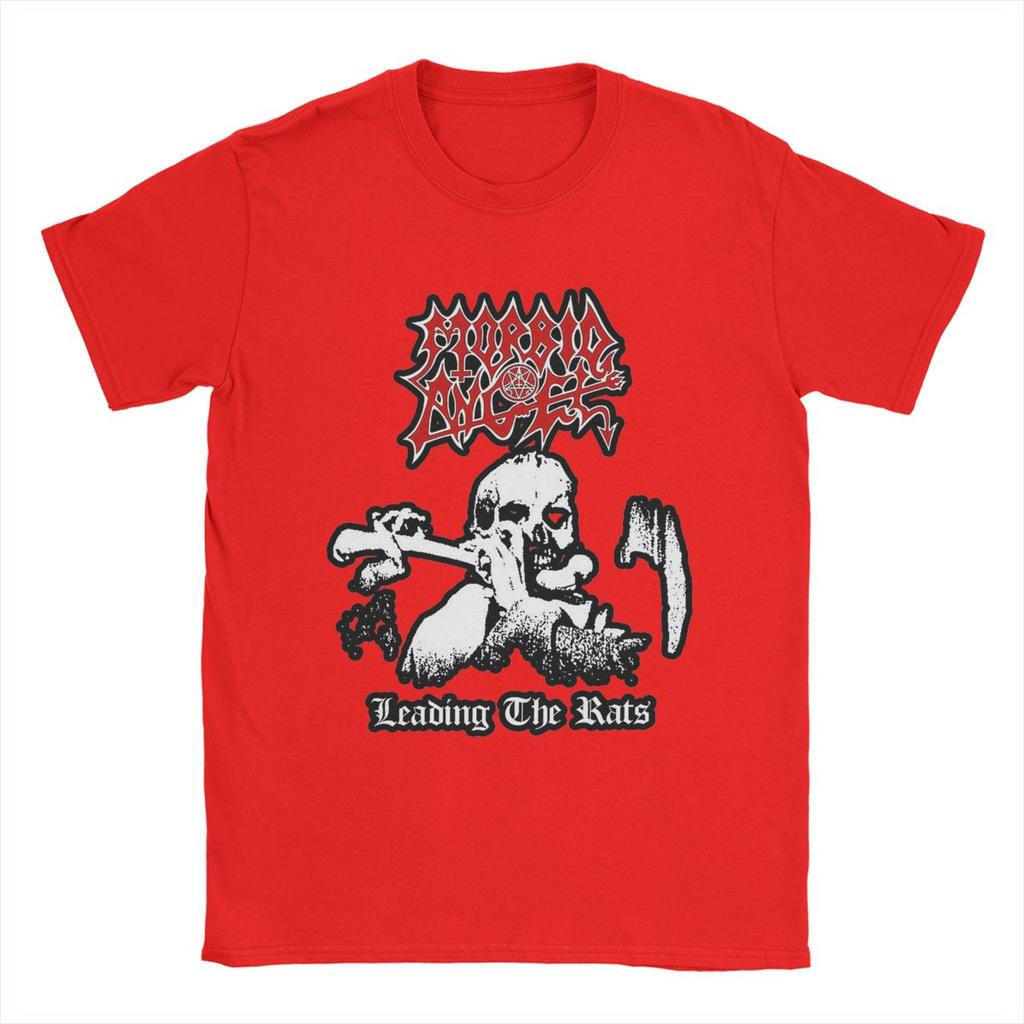 Morbid Angel T-Shirt for Men Band Novelty 100% Cotton Tee Shirt Crew Neck Short Sleeve T Shirt 4XL 5XL Clothes