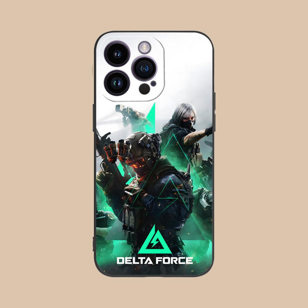 Game Delta Force Printed Phone Case for iPhone 17 16 15 14 13 12 11 X XR XS 8 7 Air Pro Max Plus Mini Soft TPU Shockproof Cover