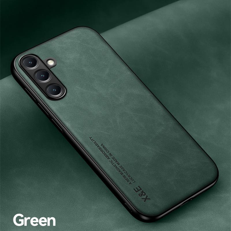 

Ударопрочный чехол для Samsung Galaxy M15 M35 M55 5G защитный чехол встроенный магнитный присоска автомобильный держатель Coque Funda Capa For Galaxy M55 5G