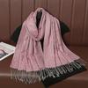Luxury Embroidery Cashmere Scarves Women Ladies Elegant Poncho Winter Warm Shawl Pareo Paisley Headscarf Autumn Traveling Wrap