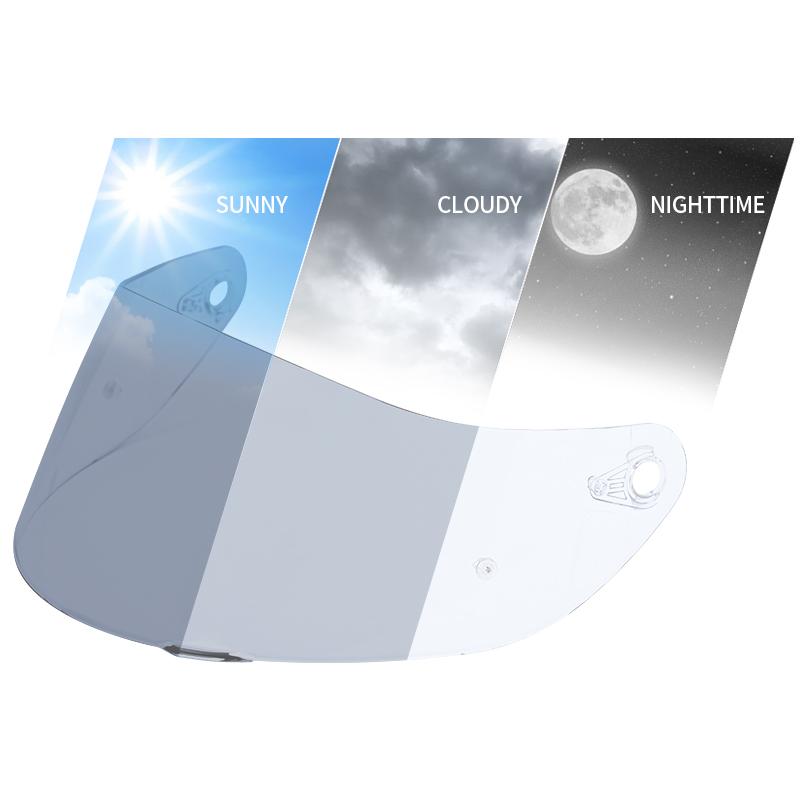 K1 Photochromic Visor Lens For AGV K1 K3SV K5 K1S K5S GT4 Compact ST Helmet Mask Shield Accessories Full Face Sun Goggles Visors