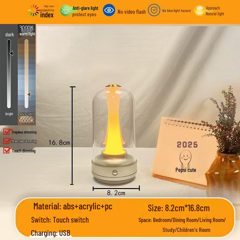 

Romantic Bedside Atmosphere Lamp - LED Night Light for Bedroom, Bar, or Table Decor