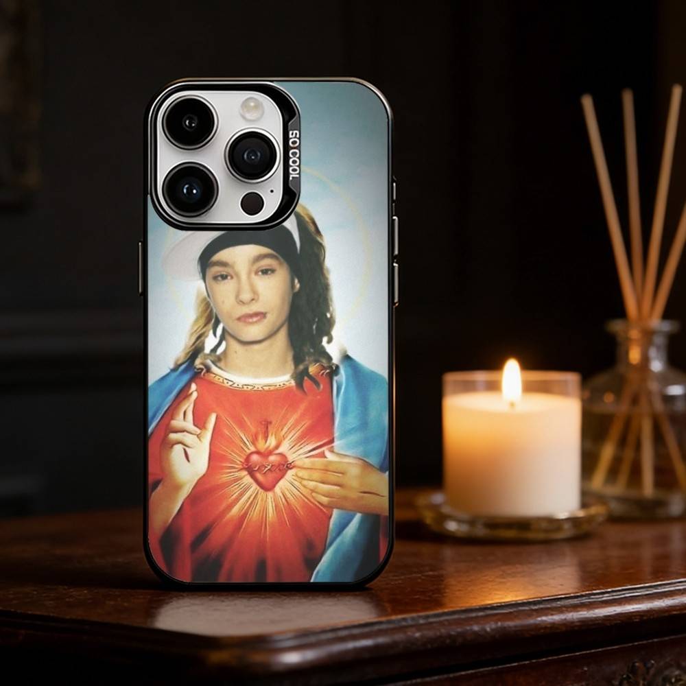 Tom K-Kaulitz Phone Case For iPhone 17 16 15 14 13 12 11 Pro Max Plus Silver Matte Black Cover