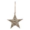 Hill Interiors The Noel Collection Wicker Star Christmas Decoration