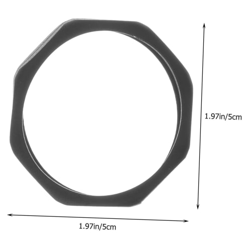 AGFELO 5-Piece Handheld Microphone Ring, Anti-Rolling Protective Ring for Microphones, Anti-Drop Ring for Wireless Charger Stand, Anti-Rolling Microph