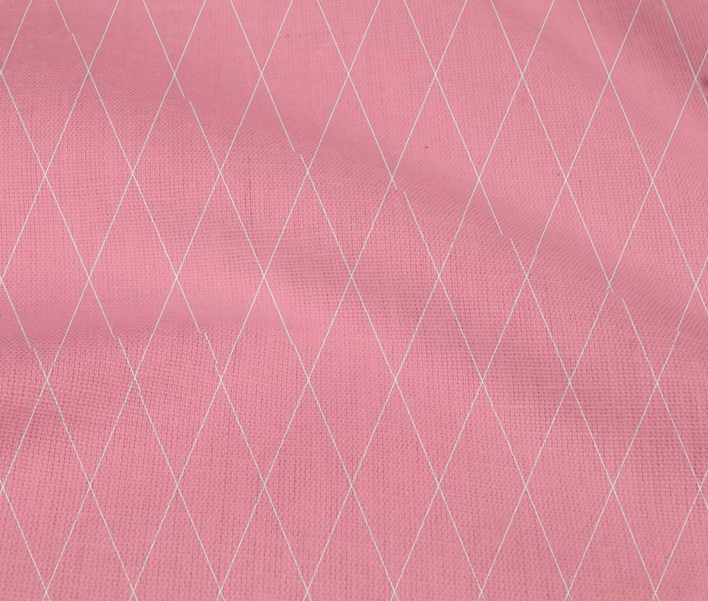 oneOone Cotton Flex Medium Pink Fabric Argyle Check Craft Projects Decor Fabric Printed By The Yard 40 Inch
