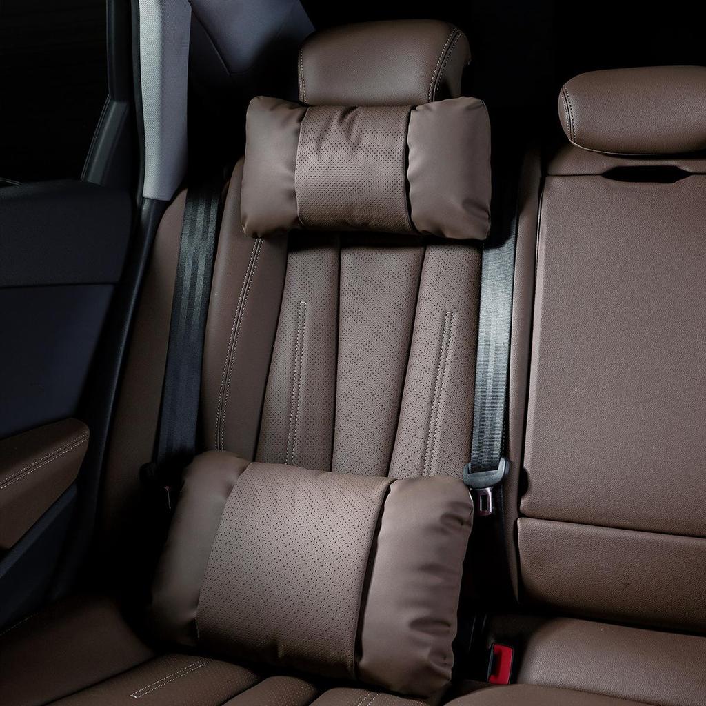 Leather Headrest Cover for Buick GL8, Encore Plus, Lingshang E5, Avia, Regal, Lu Zun, Angke Qi, and Century