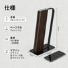 Bitze Luxury Headphone Desktop Headset Classic No Assembly High Compatible with and Wireless Headphones Stand, Holder, Wood-Style Design, Required,