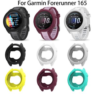 Vollschützende Hülle Abdeckung Schale Für Garmin Forerunner 165 Smartwatch Hülle Weiches Silikon Bildschirmschutz Für Forerunner165