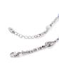 Polalita Lunar Blue Glow & White Stone Mix Necklace (Plt-Nl-078_Sv)