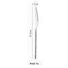 304 Stainless Steel Western Cutlery Set: Steak Knife, Fork, Dessert Spoon & Fruit Fork.