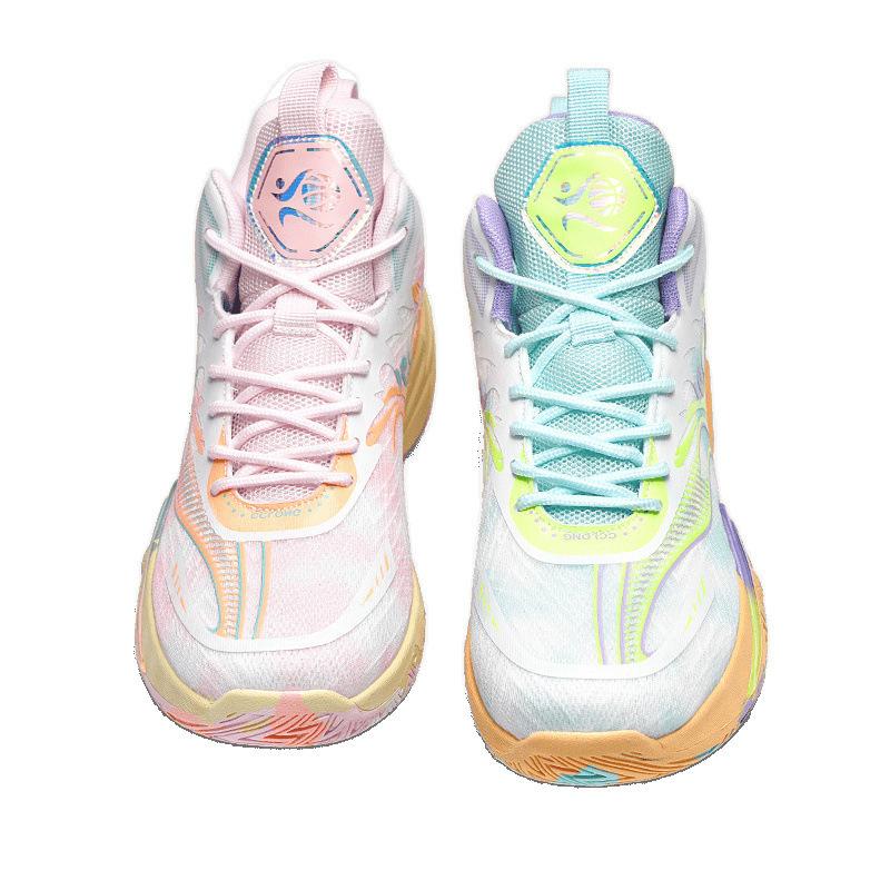Large size 2025 new spring and autumn basketball shoes men's middle help running sports shoes students outdoor actual combat sneakers