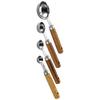 ZISIZ 4-Piece Rose Gold Measuring Spoon Set