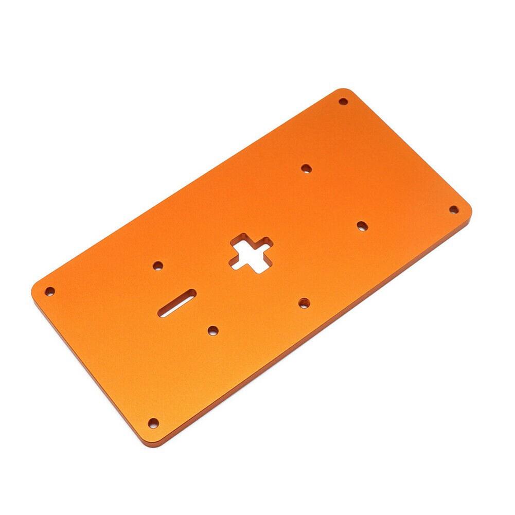 DIY Woodworking Projects Aluminum Alloy Insert Plate Easy Setup And Integration Enhanced Drilling Efficiency 51*108mm