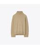 Tolibeochi Merino Wool Turtleneck Sweater - Oatmeal Melange