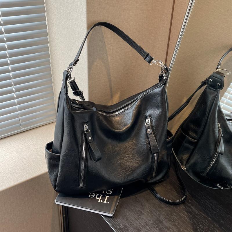 Vintage Big Tote Bag For Women With Soft Pu Fabric For Urban Fashion