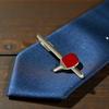 Swank Table Tennis Racket Tie Clip (Tie Bar) sw089