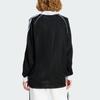 Adidas Originals 3-Stripes Jacquard Loose V-Neck Pullover Long Sleeve T-Shirt Women tops KD2897