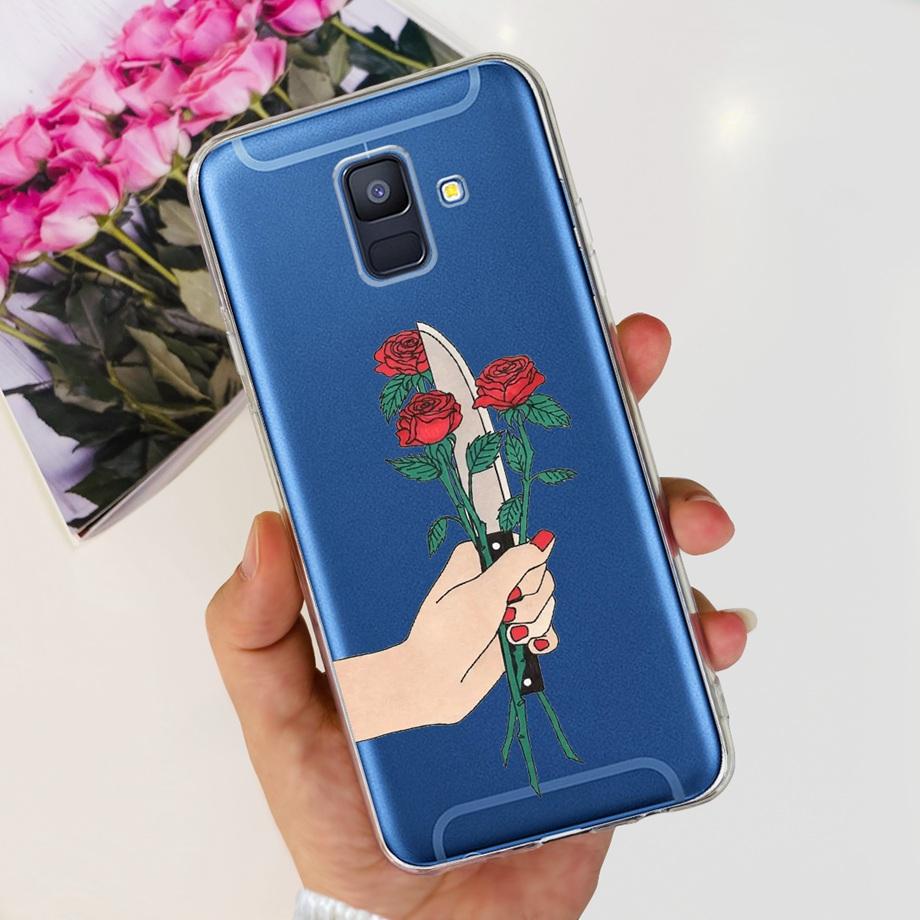 Coques For Samsung Galaxy A6 2018 phone back case SM-A600 A600F for samsung A6 plus 2018 A605 A605F A6+ Fundas protective Cover