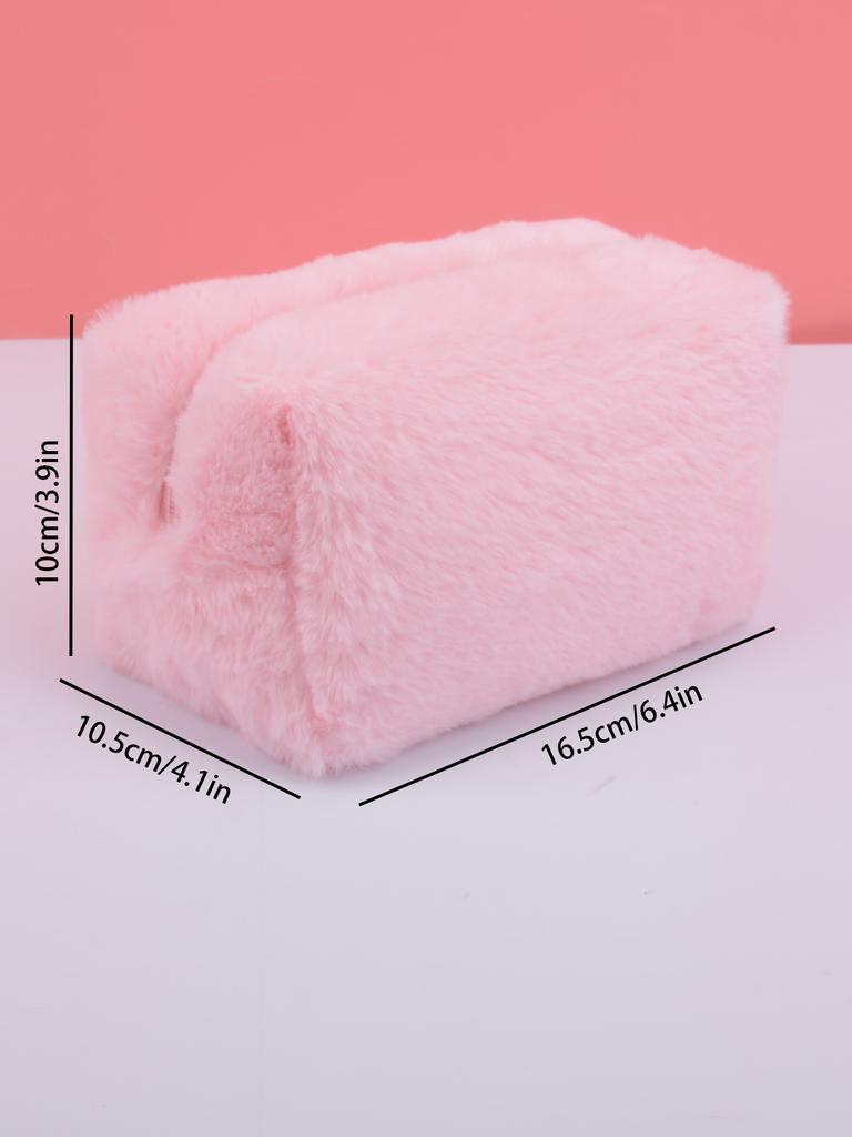 1pc Large Capacity Pencil Case Solid Colour Pencil Cases With Zipper School  Stationery Bag Storage Back To School Pencil Case