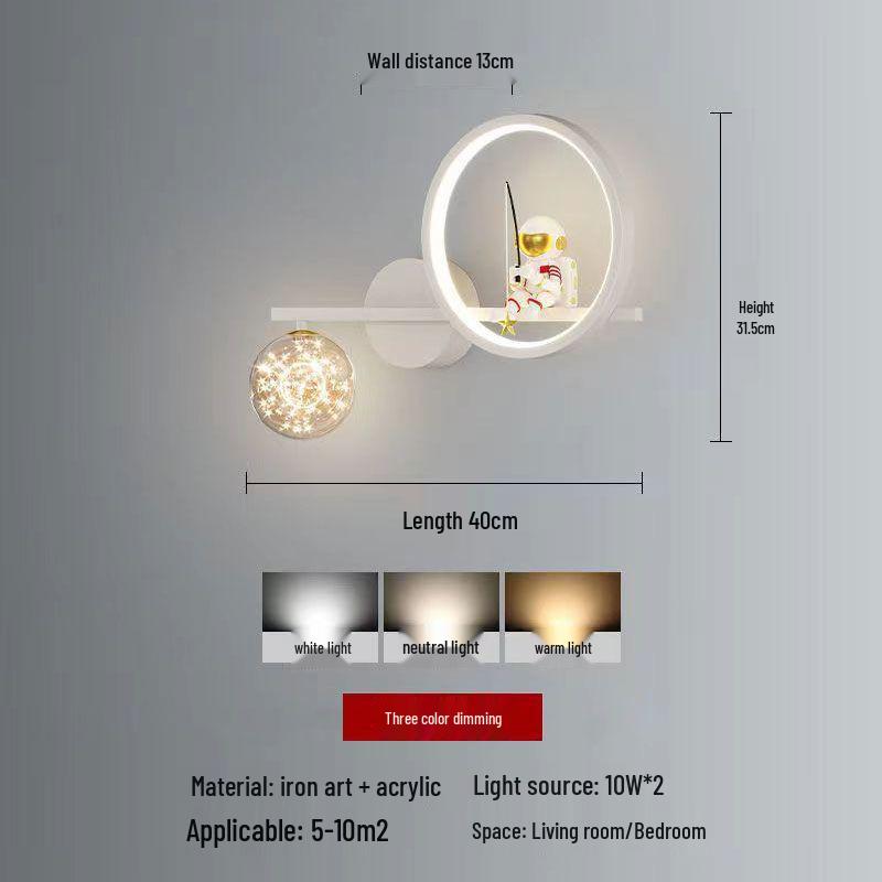 Nordic Deer Head Wall Lamp: Modern Minimalist Light for Bedroom, Corridor, Stair, or Living Room