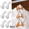 Multi-function Wardrobe Space-saving Hanger Hook Coat Hook Plastic Closet Stack Hanger Rack Bedroom Storage Wardrobe Organizer