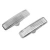 1 Pair Front Fender Side Lamp Housing White Lens For Bmw 5 Series E39