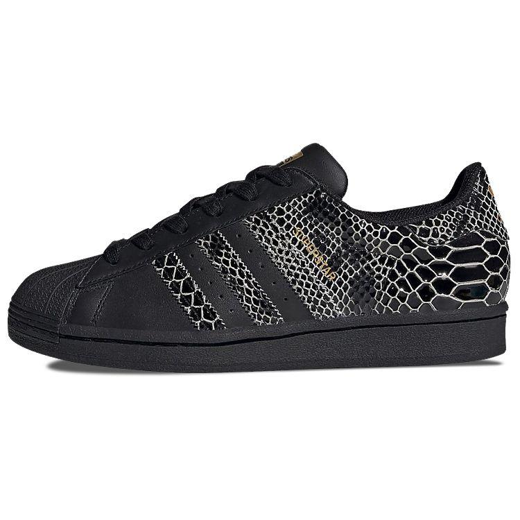 

adidas Superstar Snakeskin Core Black Men Sneakers Gold-Metallic FV3290