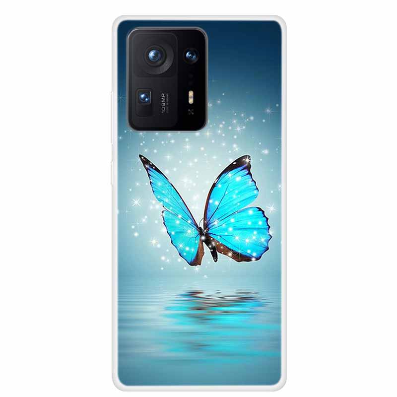 For Xiaomi Mix 4 Case Luxury Soft Silicone Back Cover Phone Case For Xiaomi Mi Mix4 Coque TPU Cartoon 2106118C Fashion Funda