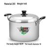 Multifunctional Large-Capacity Stainless Steel Pot for Soup, Broth, Congee & Milk - Induction & Gas Compatible