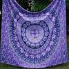 Mandala Flower Print Wall Hanging Tapestry Carpet Mat Home Living Room Decor